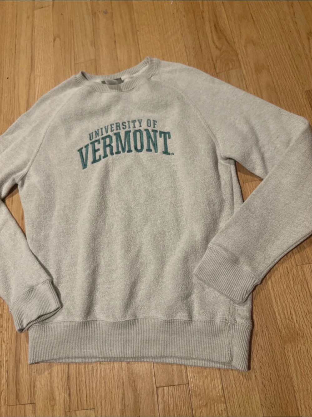 University of Vermont Light Gray Crewneck Sweatshirt